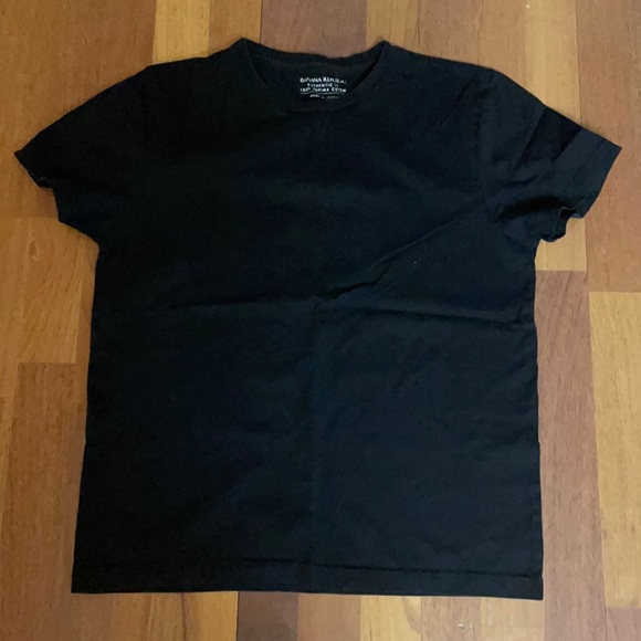 Banana Republic Supima Cotton Black Tee M